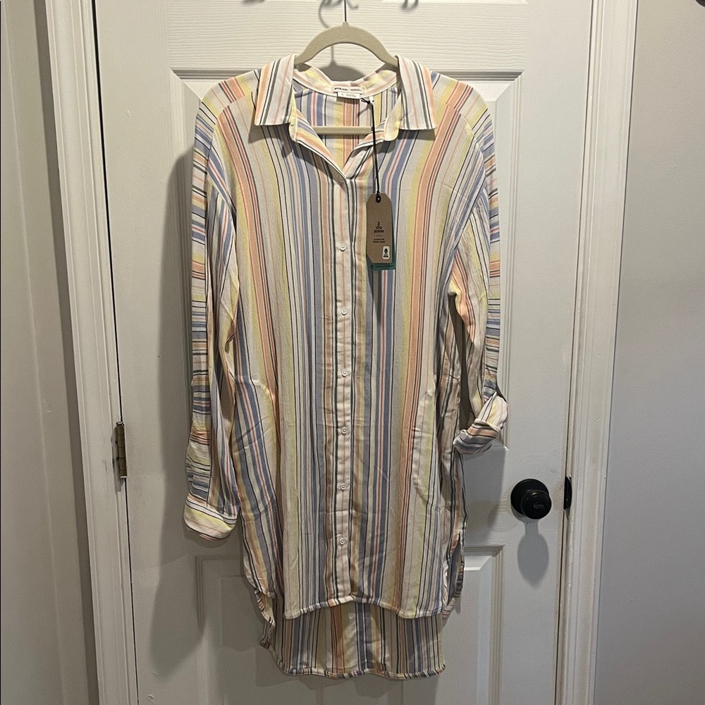 🆕 prAna Scheena Button Down Shirt Dress
